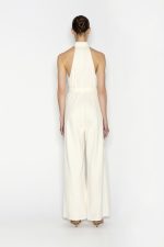 NR Palm Jumpsuit - Εκρού - Image 2