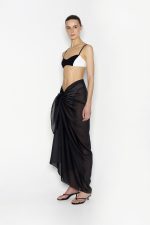 NR Layover Sarong - Μαύρο - Image 3