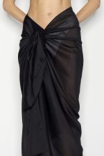 NR Layover Sarong - Μαύρο - Image 2