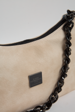 Retro Chain Vintage Τσάντα Ώμου -  Κρεμ - Image 4