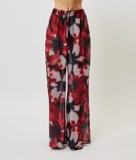 Valetina Printed Παντελόνα - Flower - Image 2