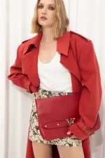 Sanguine Red Leather Bag - Image 4