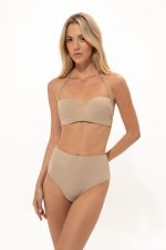 Beige Seamless Bikini Top