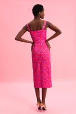 Fuchsia Passion Midi Φόρεμα - Image 2