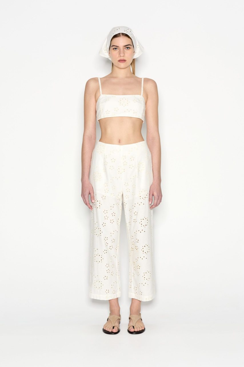 3nr2522404_1 NR Gelato Trousers - Εκρού - Image 1