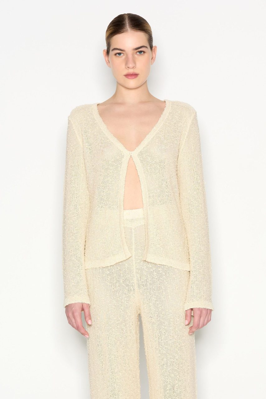 3nr2523145_3 NR Jetsetter Cardigan - Μπεζ - Image 1