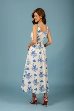 Esmeralda Poplin Φόρεμα - Εκρού - Image 2