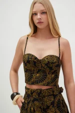 Charis Τοπ - Μαύρο