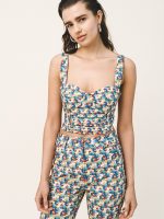 Molly Bustier Τοπ - Μπλε