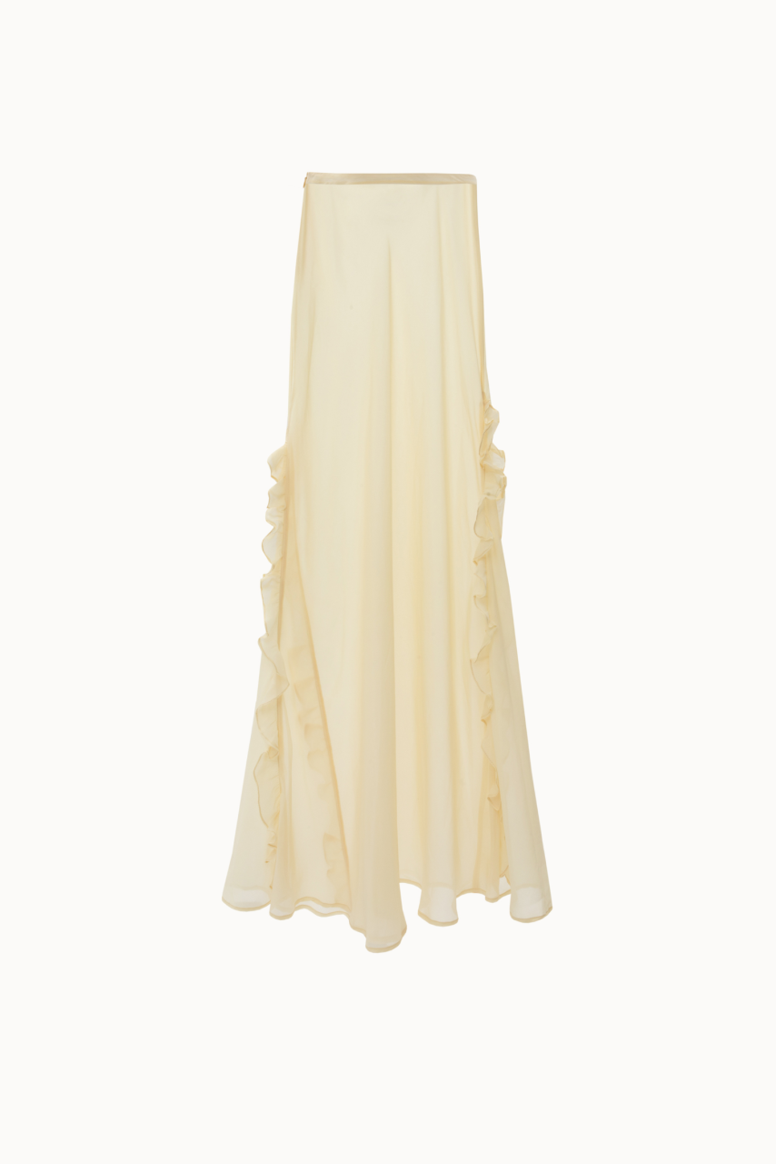 PRODUCT PHOTOS (7) Chamomile Yellow Sheer Skirt - Image 1