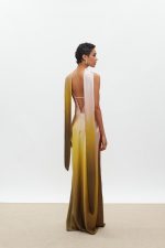 Calista Φόρεμα - Ombre Olive/Pink - Image 4