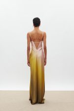 Calista Φόρεμα - Ombre Olive/Pink - Image 2
