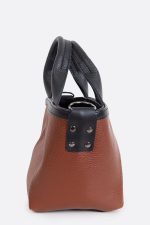 Classy Basket Bag - Καφέ - Image 3