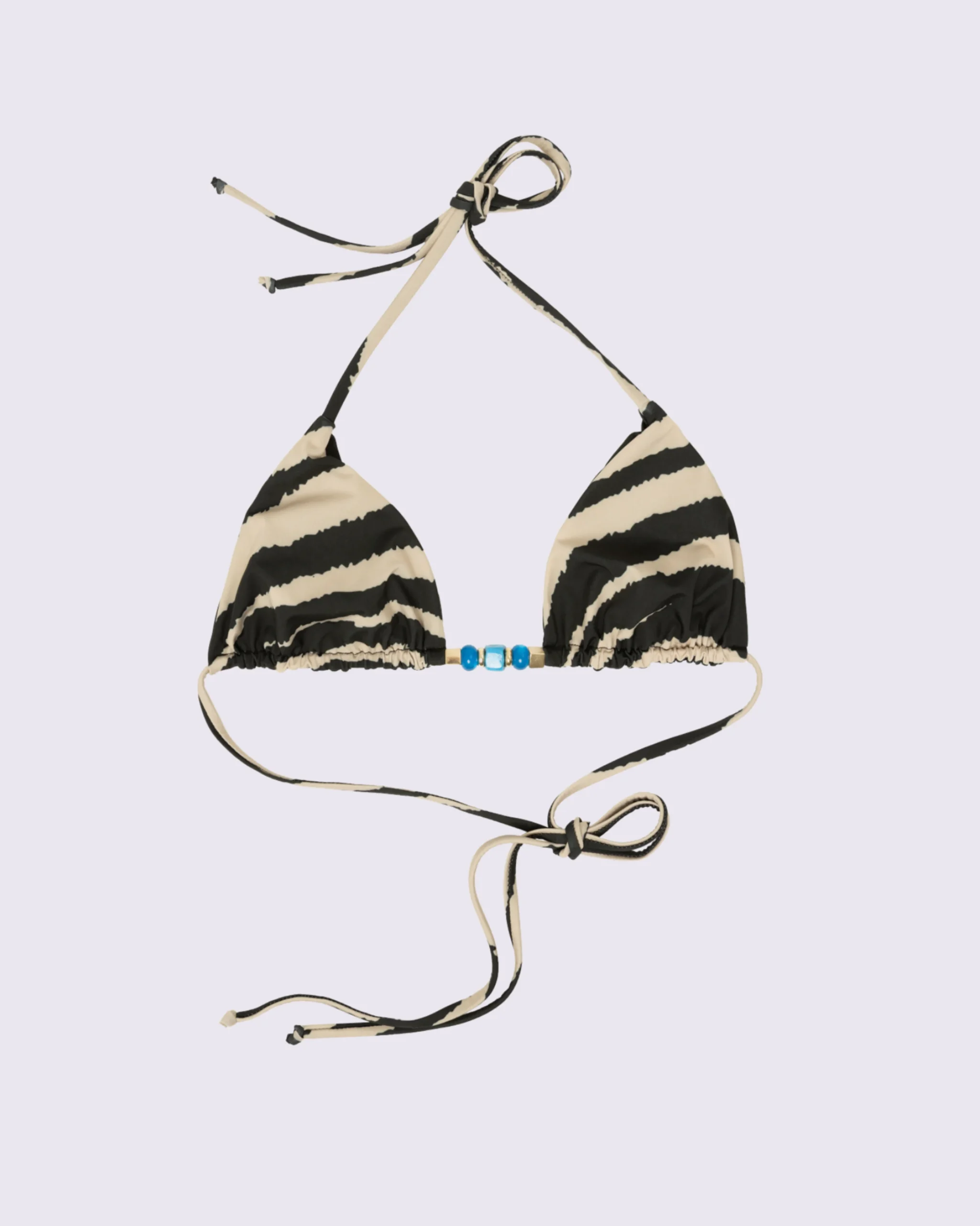 0018677_zebra-print-triangle-bikini-top_3960 Zebra Print Triangle Bikini Top - Image 1