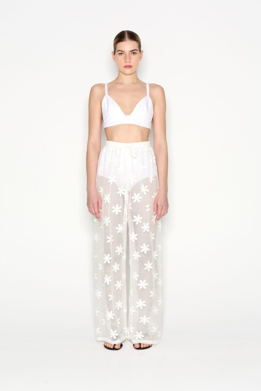 3nr2523101_3 NR Margarita Trousers - Λευκό - Image 1