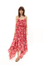 VK Bougainvillea Asymmetrical Dress - Image 2