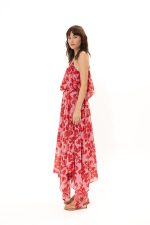 VK Bougainvillea Asymmetrical Dress - Image 4