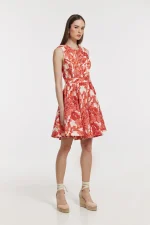 Nina Φόρεμα - Πορτοκαλί - Image 2
