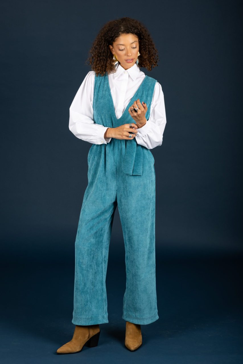 21477-71507-1-scaled Maudeline Jumpsuit - Πετρόλ - Image 1