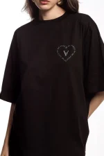 Heidi T-Shirt - Μαύρο - Image 3