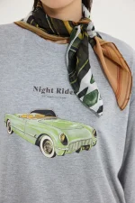 Cheetah T-Shirt - Retro Car Grey - Image 2