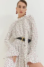 Peony Φόρεμα - Off White - Image 4