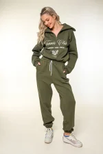 Tennis Hoodie Set - Χακί