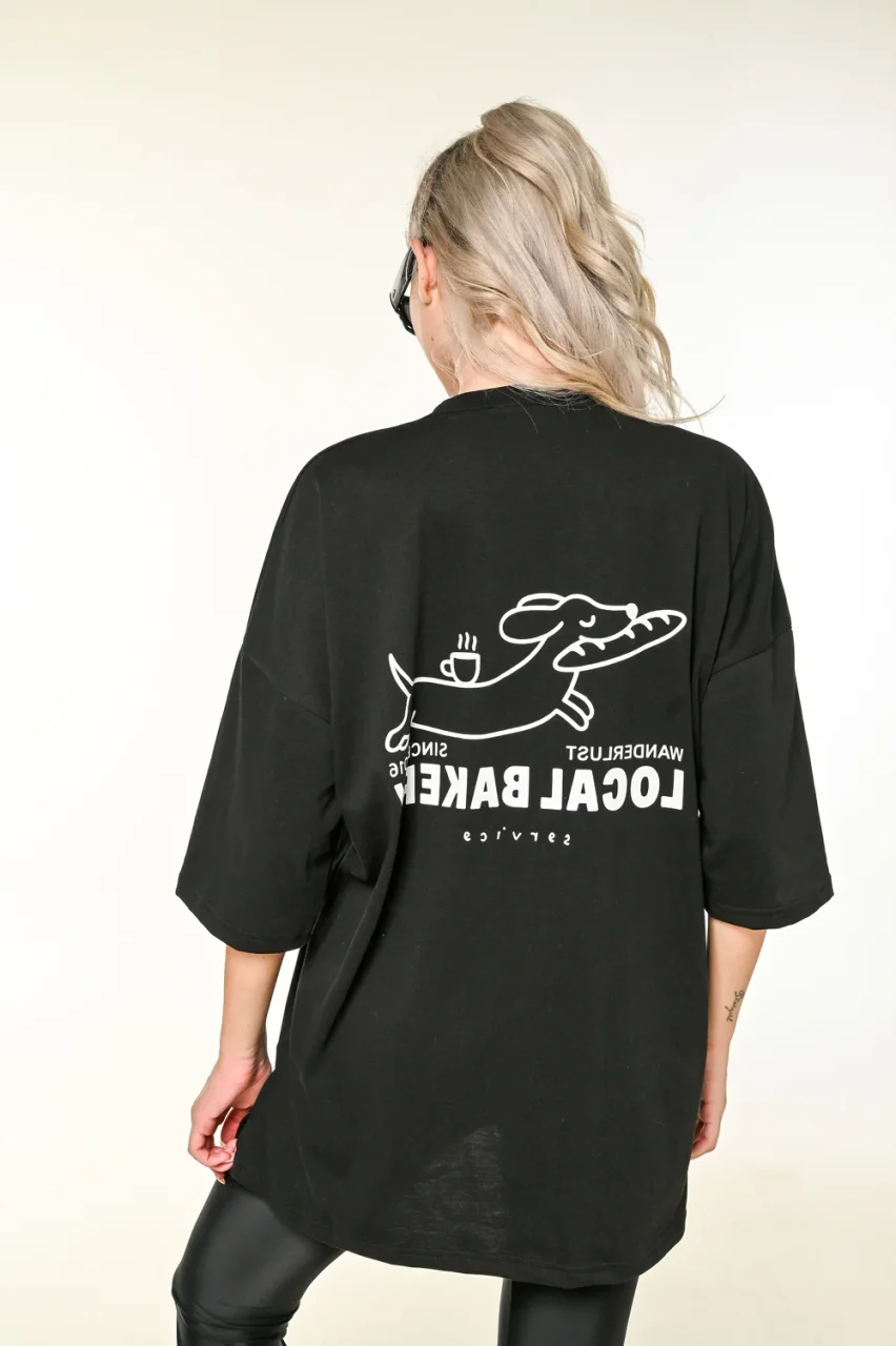 NTS_7949 Doggy T-shirt - Μαύρο - Image 1
