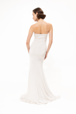 White Maxi Gown Dress - Image 2