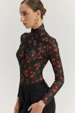 Narcissus Τοπ - Black - Image 3