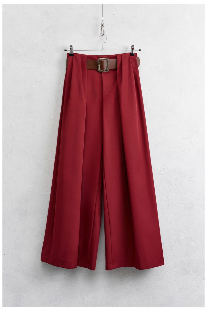 trousers-art-l9316-borde Παντελόνι Με Ζώνη - Μπορντό - Image 1