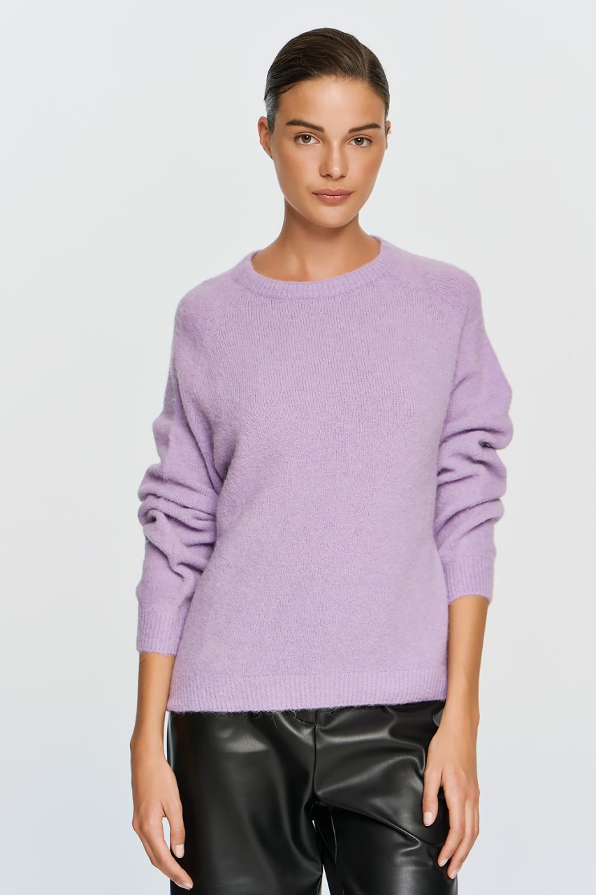 1-463003-1000x1500 (1) Tone Crewneck - Λιλά/Κοραλί - Image 1