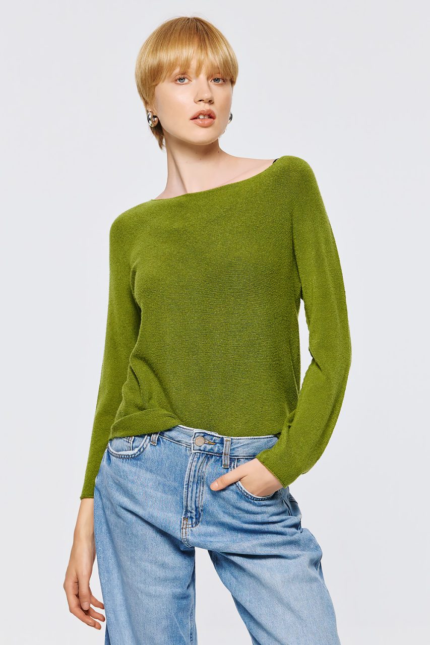 1-463006-1000x1500 (9) Crewneck Soft Knit - Olive Green - Image 1