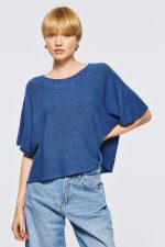 3/4 Sleeve Soft Knit - Indigo