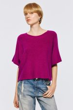 3/4 Sleeve Soft Knit - Magenta