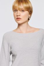 Crewneck Soft Knit - Γκρι - Image 3