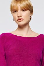 Crewneck Soft Knit - Magenta - Image 3