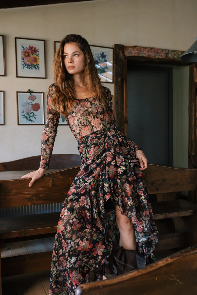 40B8B6A8-B588-4C21-A5F8-32829D0BA641 Myra Wrap Φούστα - Image 1