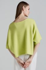 3/4 Sleeve Soft Knit - Lime - Image 3