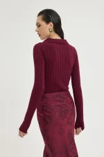 Rosemary Φούστα - Bordeaux - Image 4