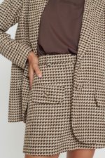 Olivia Mini Skirt - Brown - Image 3