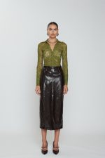 Aisha Midi Skirt - Python