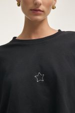 NR Hollywood Crop T-Shirt Black - Image 2