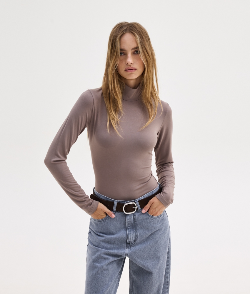laoura-turtleneck-top Laura Τοπ - Γκρι - Image 1