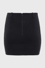 NR Deadline Mini Skirt Black - Image 4