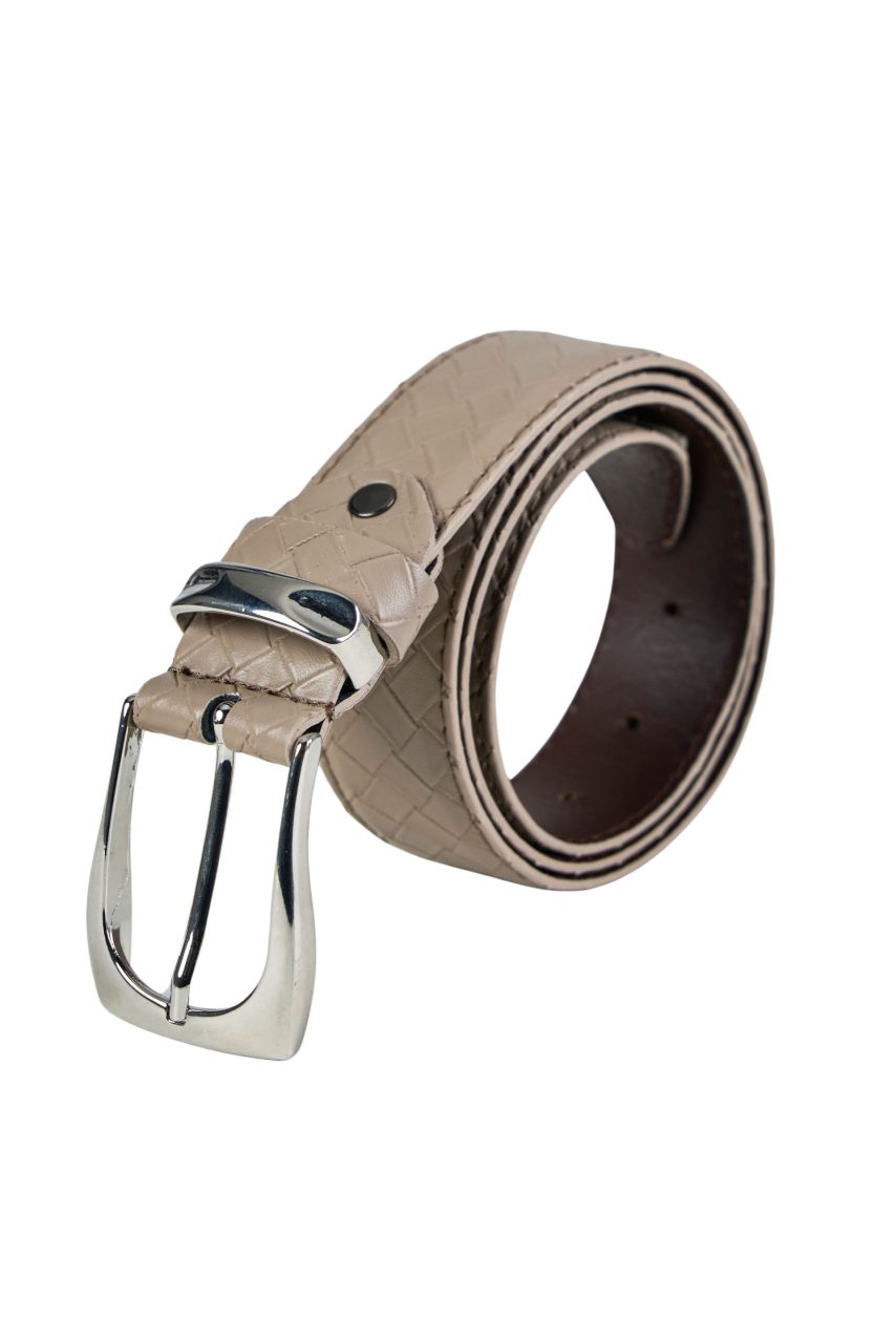 thumbnail_s0079 Belt Braided - Γκρι - Image 1