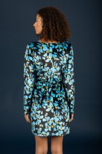 Tiffani Velvet Φόρεμα - Μπλε - Image 2