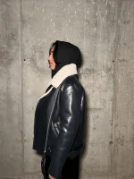 Nina Biker Τζάκετ - Μαύρο - Image 2