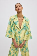 Lime Petals Pyjama Σετ - Image 4