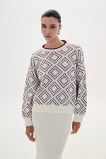 Μπλούζα Ρόμβοι Δίχρωμη